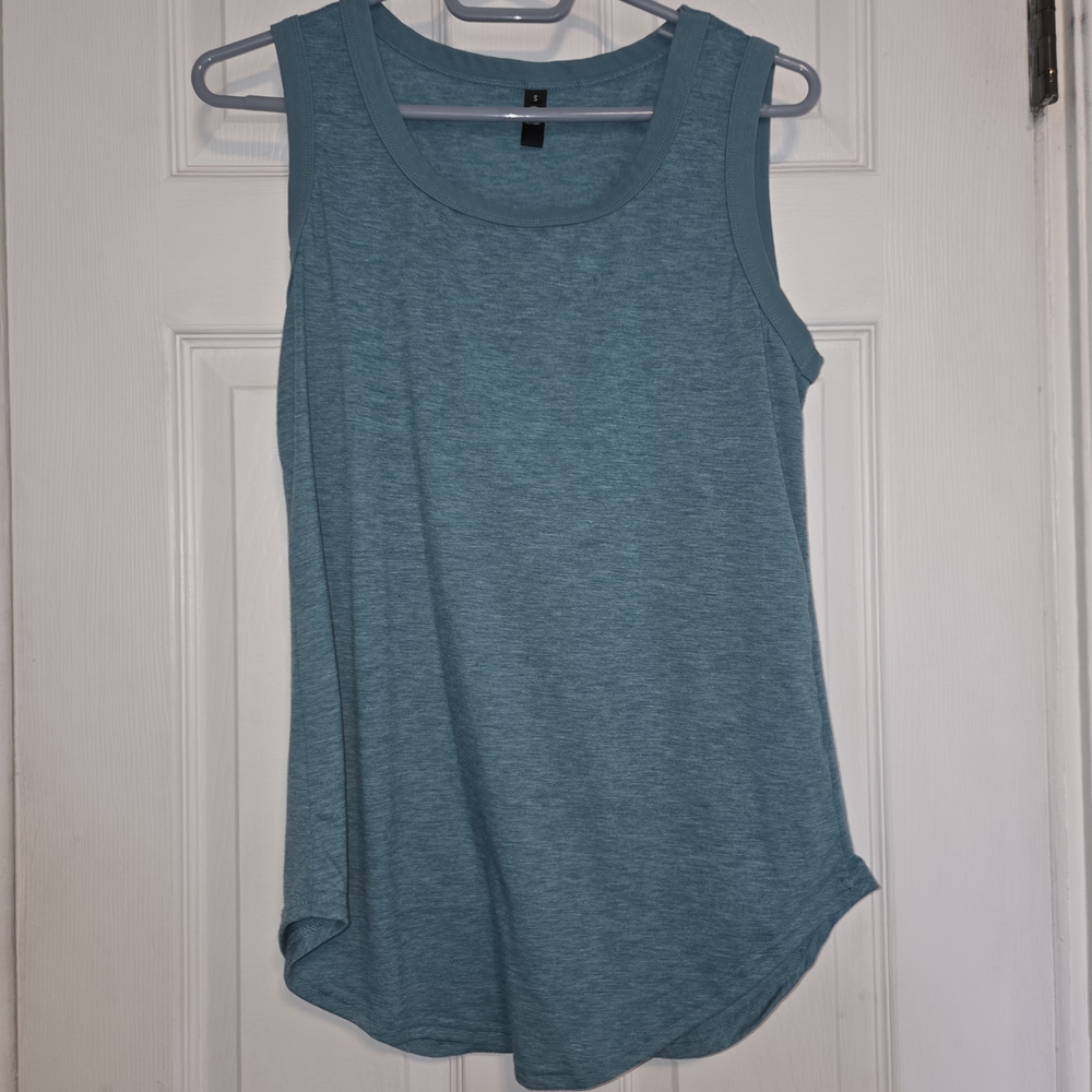 Teal Sleeveless Tank Top